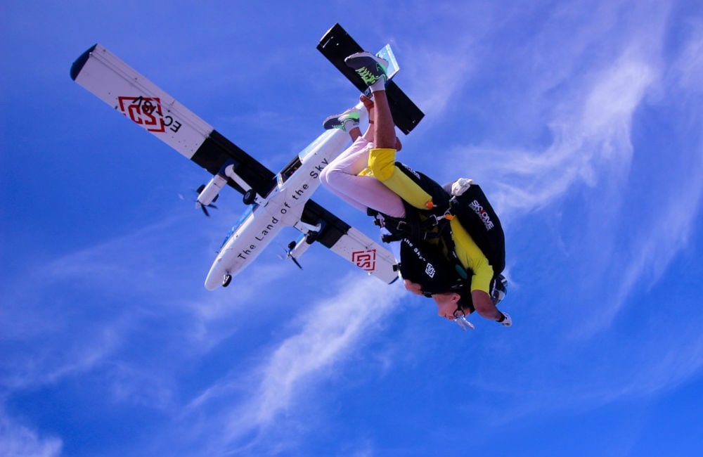 1000 px - tandem parachute
