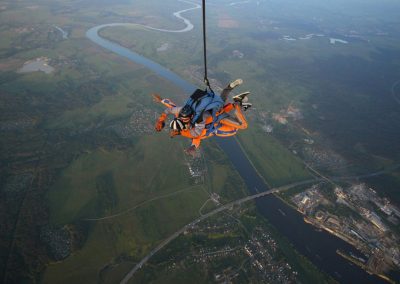 Baptême en tandem de parachute en France