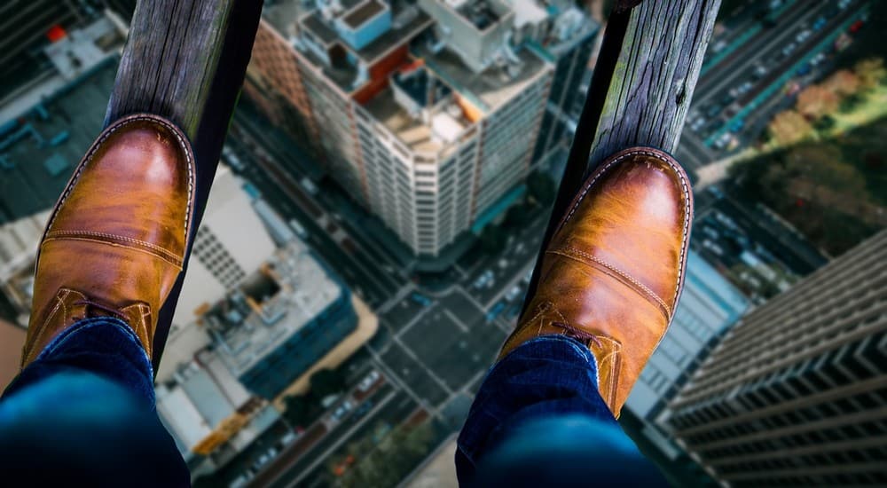 pas de vertige en parachute